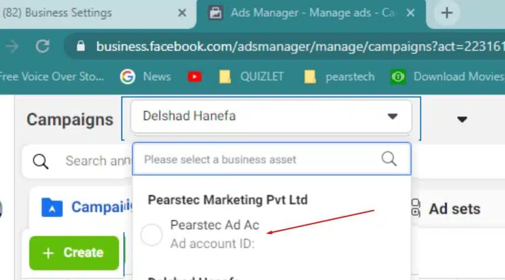 Facebook Ads Manager Account